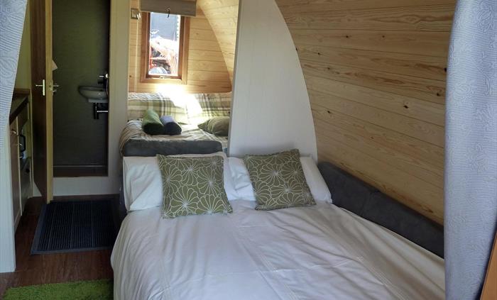 Pod with Sofa bed made up